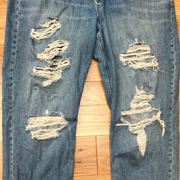American Eagle Outfitters Relaxed distressed Blue Jeans 20 Long - Picture 4 of 7